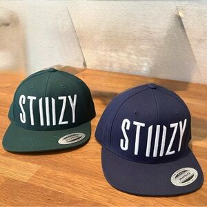 STIIIZY Kids Snapback Hat - Navy and Forest Green